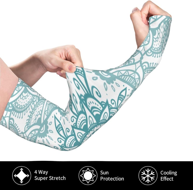 ANSGSD Gardening Sleeves For Women Men, Farm Sun Protection Thorn Proof Cooling Arm Sleeves Cover Arms For Garden Sports - Image 3